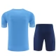 Manchester City Trainingsshirtanzug Kinder 2025-26 - Shorts Blau
