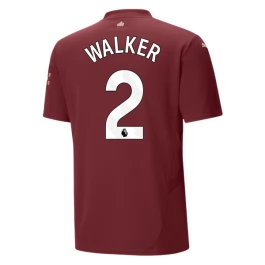 Manchester City Walker 2 Ausweichtrikot 2024-2025 Günstige Fußballtrikots