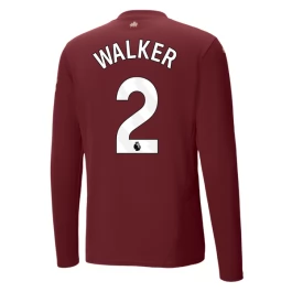 Manchester City Walker 2 Ausweichtrikot 2024-2025 L/S Günstige Fußballtrikots