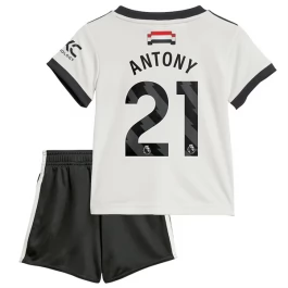Manchester United Antony 21 Ausweichtrikot Kinder 2024-2025 Günstige Fußballtrikots
