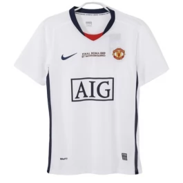 Manchester United Auswärtstrikot Champions League Retro 2008-2009 Günstige Fußballtrikots