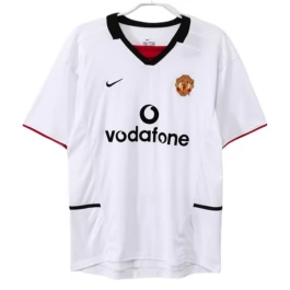 Manchester United Auswärtstrikot Retro 2002-2003 Günstige Fußballtrikots