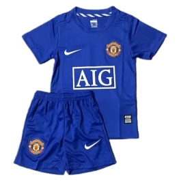 Manchester United Ausweichtrikot Kinder Retro 2008-2009 Günstige Fußballtrikots