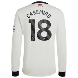 Manchester United Casemiro 18 Ausweichtrikot 2024-2025 L/S Günstige Fußballtrikots