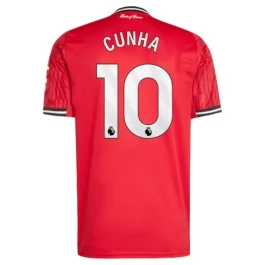 Manchester United Cunha 10 Heimtrikot 2025-2026 Günstige Fußballtrikots