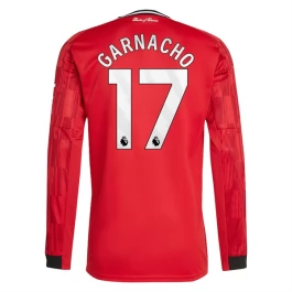 Manchester United Garnacho 17 Heimtrikot 2025-2026 L/S Günstige Fußballtrikots