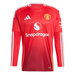 Manchester United Heimtrikot 2024-2025 L/S Günstige Fußballtrikots Manchester United Heimtrikot 2024-2025 L/S Günstige Fußballtrikots