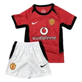 Manchester United Heimtrikot Kinder Retro 2002-2003 Günstige Fußballtrikots