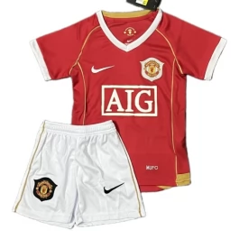 Manchester United Heimtrikot Kinder Retro 2006-2007 Günstige Fußballtrikots