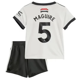 Manchester United Maguire 5 Ausweichtrikot Kinder 2024-2025 Günstige Fußballtrikots