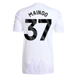 Manchester United Mainoo 37 Auswärtstrikot 2025-2026 Günstige Fußballtrikots