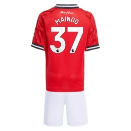 Manchester United Mainoo 37 Heimtrikot Kinder 2025-2026 Günstige Fußballtrikots