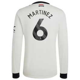Manchester United Martinez 6 Ausweichtrikot 2024-2025 L/S Günstige Fußballtrikots