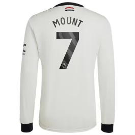 Manchester United Mount 7 Ausweichtrikot 2024-2025 L/S Günstige Fußballtrikots