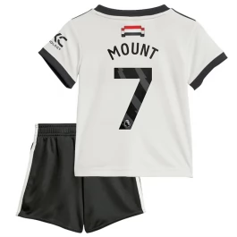 Manchester United Mount 7 Ausweichtrikot Kinder 2024-2025 Günstige Fußballtrikots