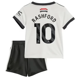 Manchester United Rashford 10 Ausweichtrikot Kinder 2024-2025 Günstige Fußballtrikots