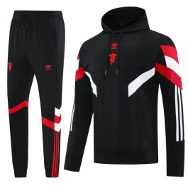 Manchester United Trainingsanzug 2025-26 - Hoodie Schwarz