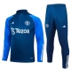 Manchester United Trainingsanzüge 2023-24 - 1-4 Zip Blau