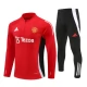 Manchester United Trainingsanzüge 2024-25 - 1-4 Zip Rot
