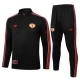 Manchester United Trainingsanzüge 2025-26 - 1-4 Zip Schwarz