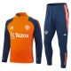 Manchester United Trainingsanzüge Kinder 2024-25 - 1-4 Zip Orange