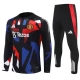 Manchester United Trainingsanzüge Kinder 2024-25 - 1-4 Zip Schwarz