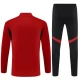 Manchester United Trainingsanzüge Kinder 2025-26 - 1-4 Zip Rot
