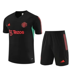 Manchester United Trainingsshirt Anzüge 2023-24 - Schwarz