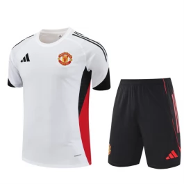 Manchester United Trainingsshirt Anzüge 2025-26 - Shorts Weiß Manchester United Trainingsshirt Anzüge 2025-26 - Shorts Weiß