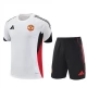 Manchester United Trainingsshirt Anzüge 2025-26 - Shorts Weiß
