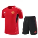 Manchester United Trainingsshirt Anzüge Kinder 2025-26 - Shorts Rot