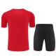 Manchester United Trainingsshirt Anzüge Kinder 2025-26 - Shorts Rot