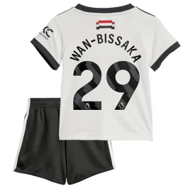 Manchester United Wan-Bissaka 29 Ausweichtrikot Kinder 2024-2025 Günstige Fußballtrikots