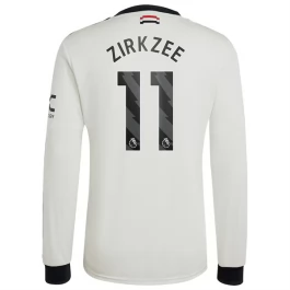 Manchester United Zirkzee 11 Ausweichtrikot 2024-2025 L/S Günstige Fußballtrikots