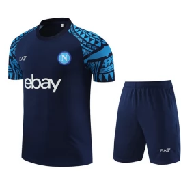 Napoli Trainingsshirt Anzüge 2023-24 - Blau
