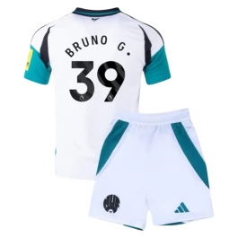 Newcastle United Bruno G. 39 Ausweichtrikot Kinder 2024-2025 Günstige Fußballtrikots