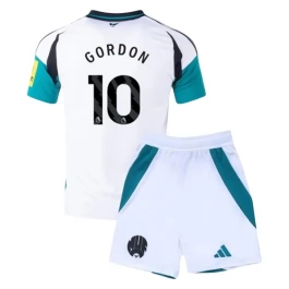 Newcastle United Gordon 10 Ausweichtrikot Kinder 2024-2025 Günstige Fußballtrikots