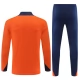 Niederlande Trainingsanzüge Kinder 2024-25 - 1-4 Zip Orange