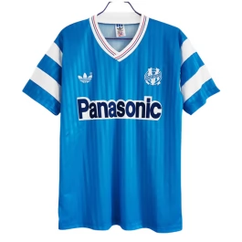 Olympique de Marseille Auswärtstrikot Retro 1990-1991 Günstige Fußballtrikots