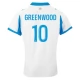 Olympique de Marseille Greenwood 10 Heimtrikot 2025-2026 Günstige Fußballtrikots