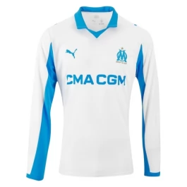 Olympique de Marseille Heimtrikot 2025-2026 L/S Günstige Fußballtrikots