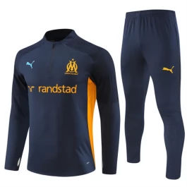 Olympique de Marseille Trainingsanzüge 2024-25 - 1-4 Zip Blau