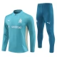 Olympique de Marseille Trainingsanzüge Kinder 2024-25 - 1-4 Zip Blau