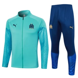 Olympique de Marseille Trainingsjackenanzüge 2023-24 - Blau