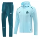 Olympique de Marseille Trainingsjackenanzüge 2024-25 - Hoodie Blau