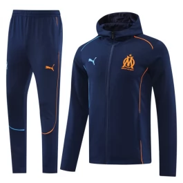 Olympique de Marseille Trainingsjackenanzüge 2024-25 - Hoodie Dark Blau