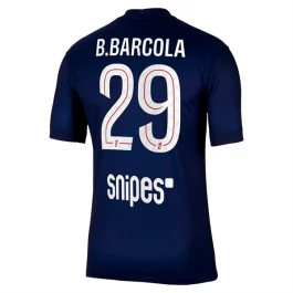 Paris Saint Germain B.Barcola 29 Heimtrikot 2025-2026 Günstige Fußballtrikots