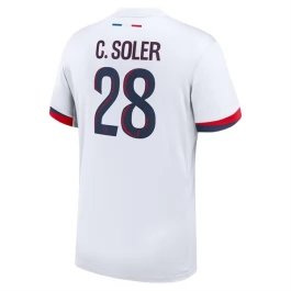 Paris Saint Germain C.Soler 28 Auswärtstrikot 2024-2025 Günstige Fußballtrikots