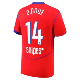 Paris Saint Germain D.Doué 14 Ausweichtrikot 2025-2026 Günstige Fußballtrikots Paris Saint Germain D.Doué 14 Ausweichtrikot 2025-2026 Günstige Fußballtrikots