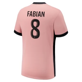 Paris Saint Germain Fabian 8 Ausweichtrikot 2024-2025 Günstige Fußballtrikots
